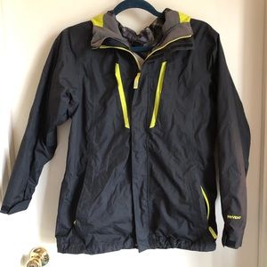 Black North Face windbreaker